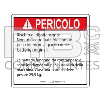 ADESIVO COMPATIBILE REF  REF. GE 43617IT_017A