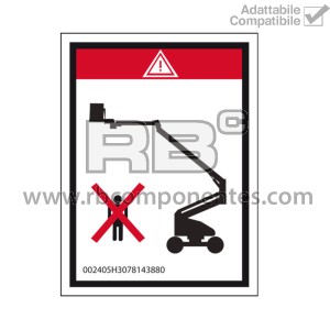 ADES. PERICOLO NON SOSTARE AREA LAVORO HL-ARTICOL.