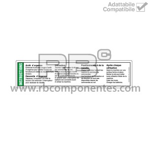ADESIVO COMPATIBILE REF GE-43089FR_F