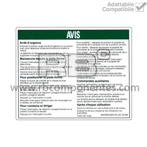 ADESIVO COMPATIBILE REF GE-35540FR