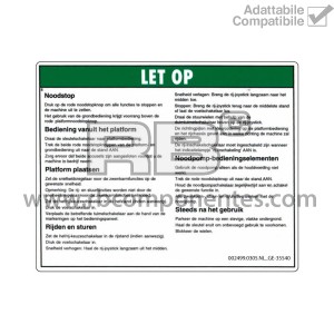 ADESIVO COMPATIBILE REF GE-35540DU