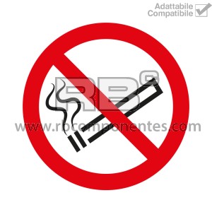 ADESIVO ISO 7010 - DIVIETO DI FUMO