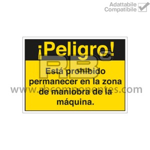 ADESIVO PROIBITO STAZIONARE 220x160mm (SPAGNOLO)