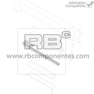 CATENA PORTACAVI COMPATIBILE GE 106947
