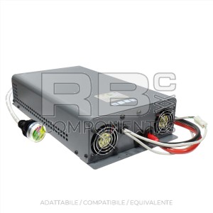 CARICABATTERIE ALTA FREQ 48V/45A+LED+RELÈ