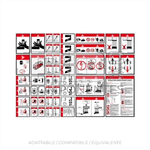 KIT ADESIVI DI SICUREZZA PER SCISSOR
