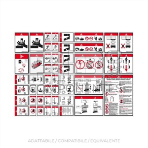 KIT ADESIVI SICUREZZA PER SCISSORS (SPAGNOLO)