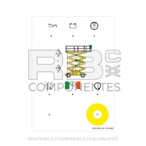 ADES. COMANDI INFER. SCISSORS DIESEL SDX (BIANCO)