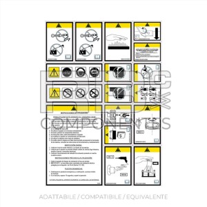 KIT ADH. ADVERTENCIA ARTICULADOS. PORTUGUES