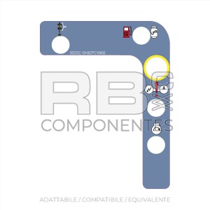 ADES. COMANDI SUPER. LATO DESTRO PER TELES. H43TPX