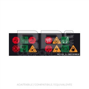 ADESIVO DISPLAY SUPERIORE - 450AJ SERIE II-510A