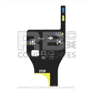 ADESIVO QUADRO COMANDI COMP. CON CODICE GE 97772