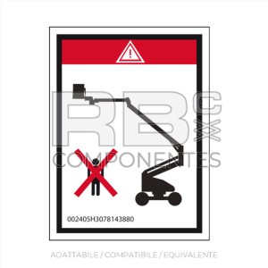 ADES. PERICOLO NON SOSTARE AREA LAVORO HL-ARTICOL.