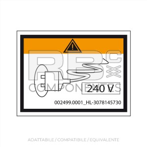 ADESIVO POSIZIONE SPINA CARICA PER C8/8W/10N/10/12