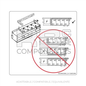 ADESIVO COMPATIBILE REF  REF. SJ 126032AB