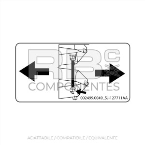ADESIVO COMPATIBILE REF  REF. SJ 127711AA