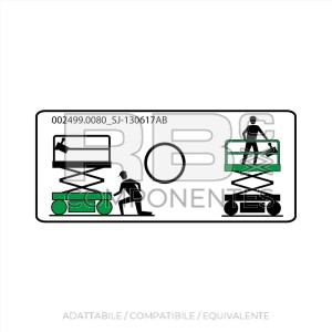 ADESIVO COMPATIBILE REF  REF. SJ 130617AB