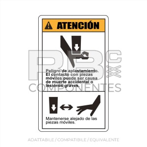ADESIVO COMPATIBILE REF. GE 28161 C (SPAGNOLO)