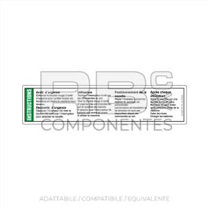 ADESIVO COMPATIBILE REF GE-43089FR_F