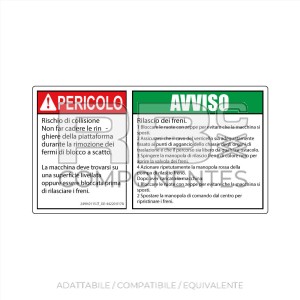 ADESIVO COMPATIBILE REF  REF.GE 44220IT_017A