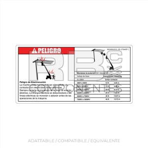 ADESIVO compatibile CODICE GE 27564SP_C