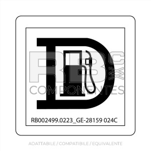 ADESIVO COMPATIBILE REF. GE 28159 024 C