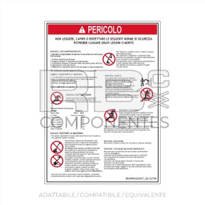 ADESIVO COMPATIBILE REF GE 32700 IT