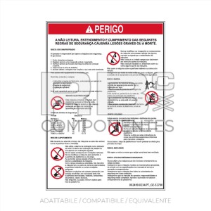 ADESIVO COMPATIBILE REF GE 32700 PT