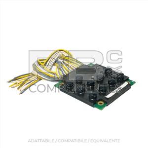 PULSANTIERA  10 BOTTONI E 6 LEDS