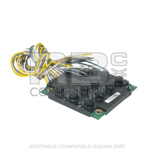 PIASTRA DI 9 BOTTONI E 5 LEDS