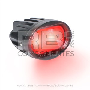 FARO SICUREZZA ROSSO LED 2X5W - IP67 - 10-80V