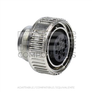 CONNETTORE  FEMMINA METALLICA, 16 PINS