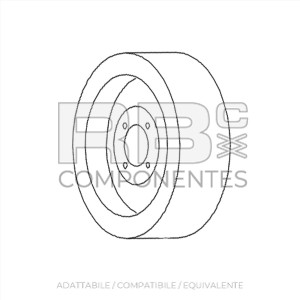 RUOTA NON MARKING ADATTABILE REF UP  502170-000