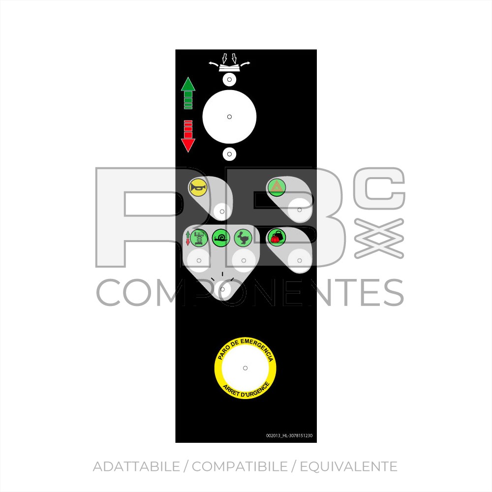 ADESIVO DI FUNZIONE PER SCISSORS ELETTR. COMPACT