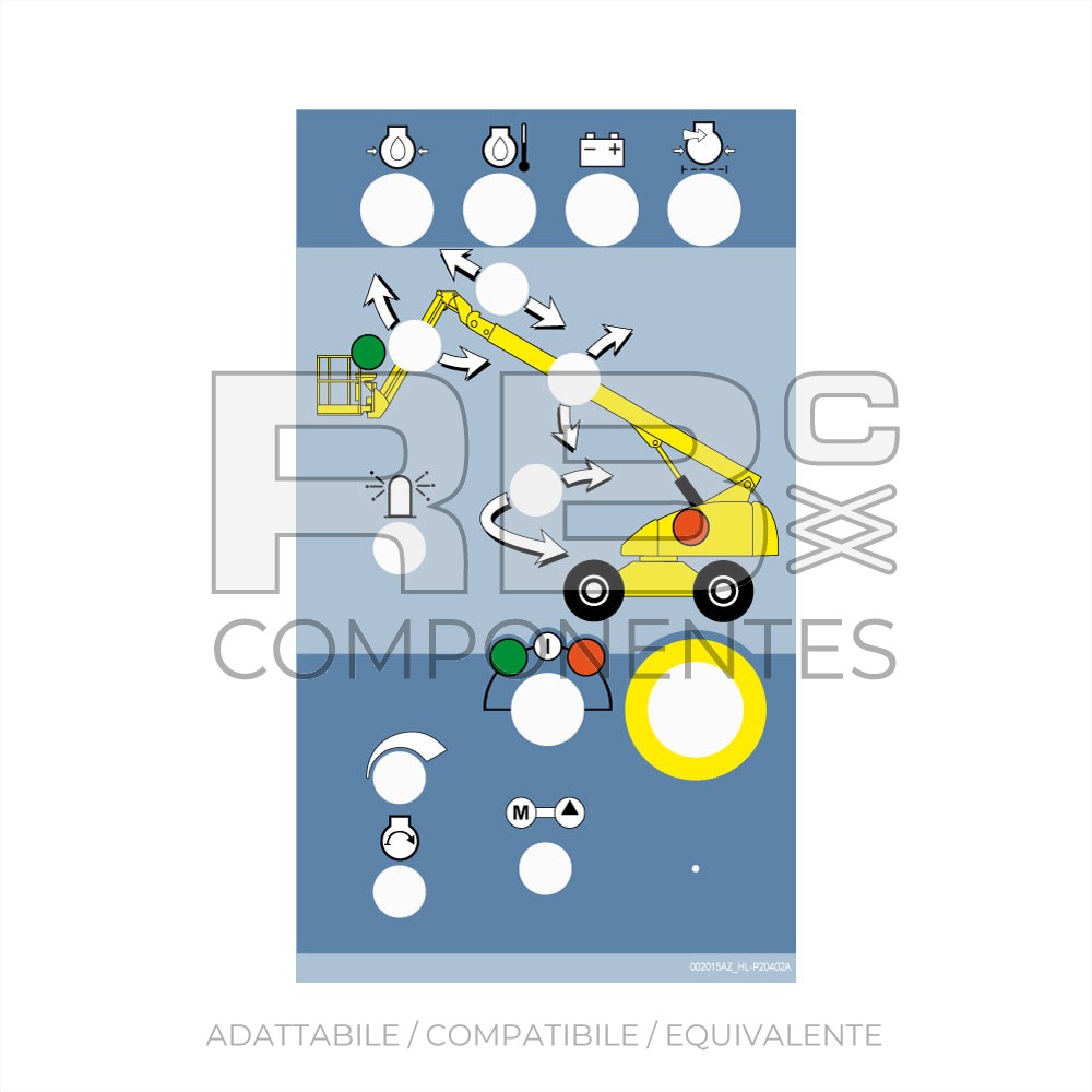 ADES. COMANDI INFER. ARTICOLATE (AZZURRO)