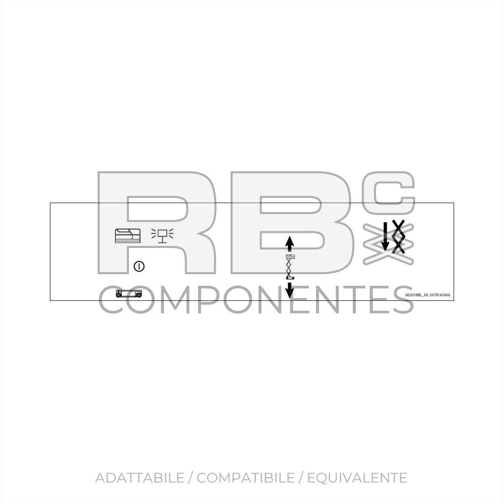 ADES. COMANDI INF. SCISSORS ELETT. COMPACT (BIANCO