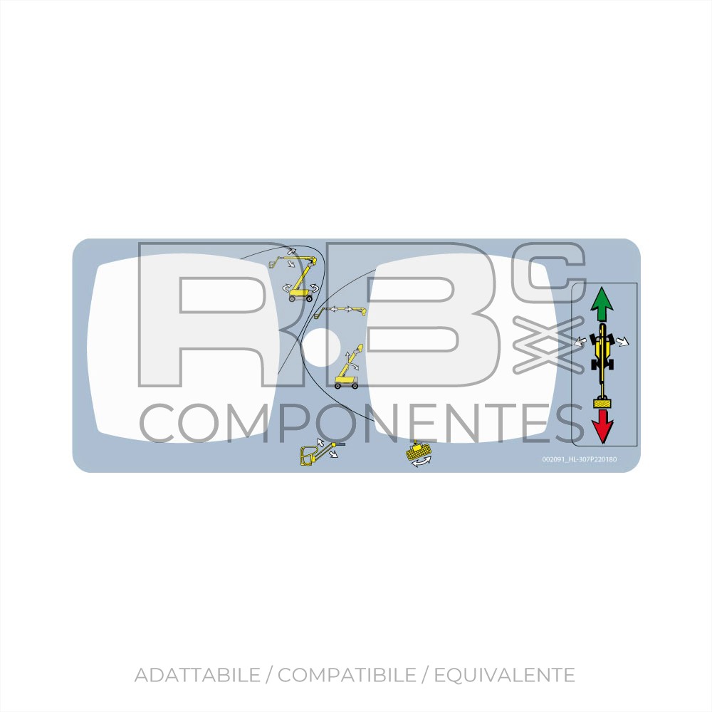 ADESIVO QUADRO PIATTAFORMA - 41PXNT