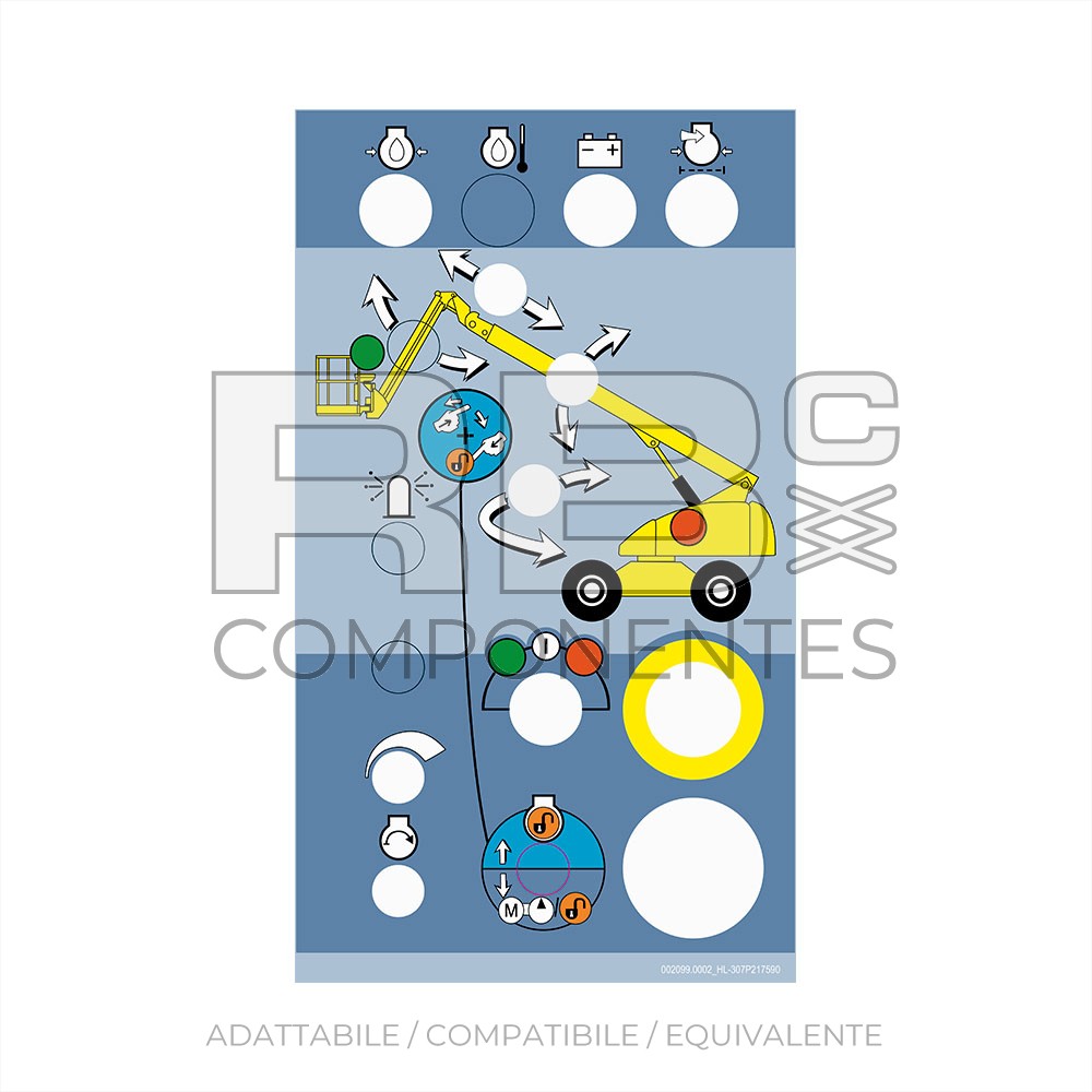 ADESIVO COMPATIBILE REF HL307P217590
