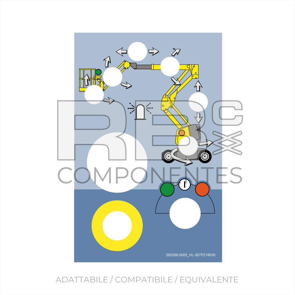 ADESIVO QUADRO INFERIORE HL 12IP
