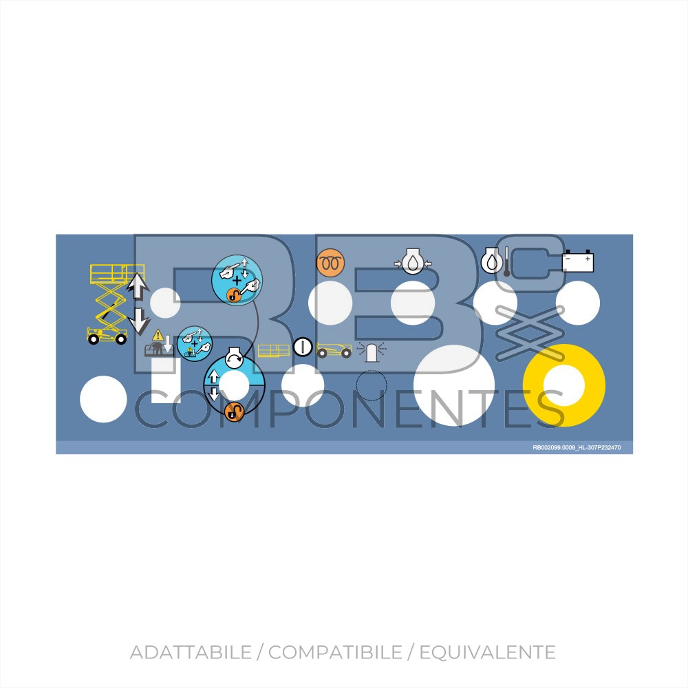 ADESIVO COMANDI INFERIORI AD/CO/EQ HL