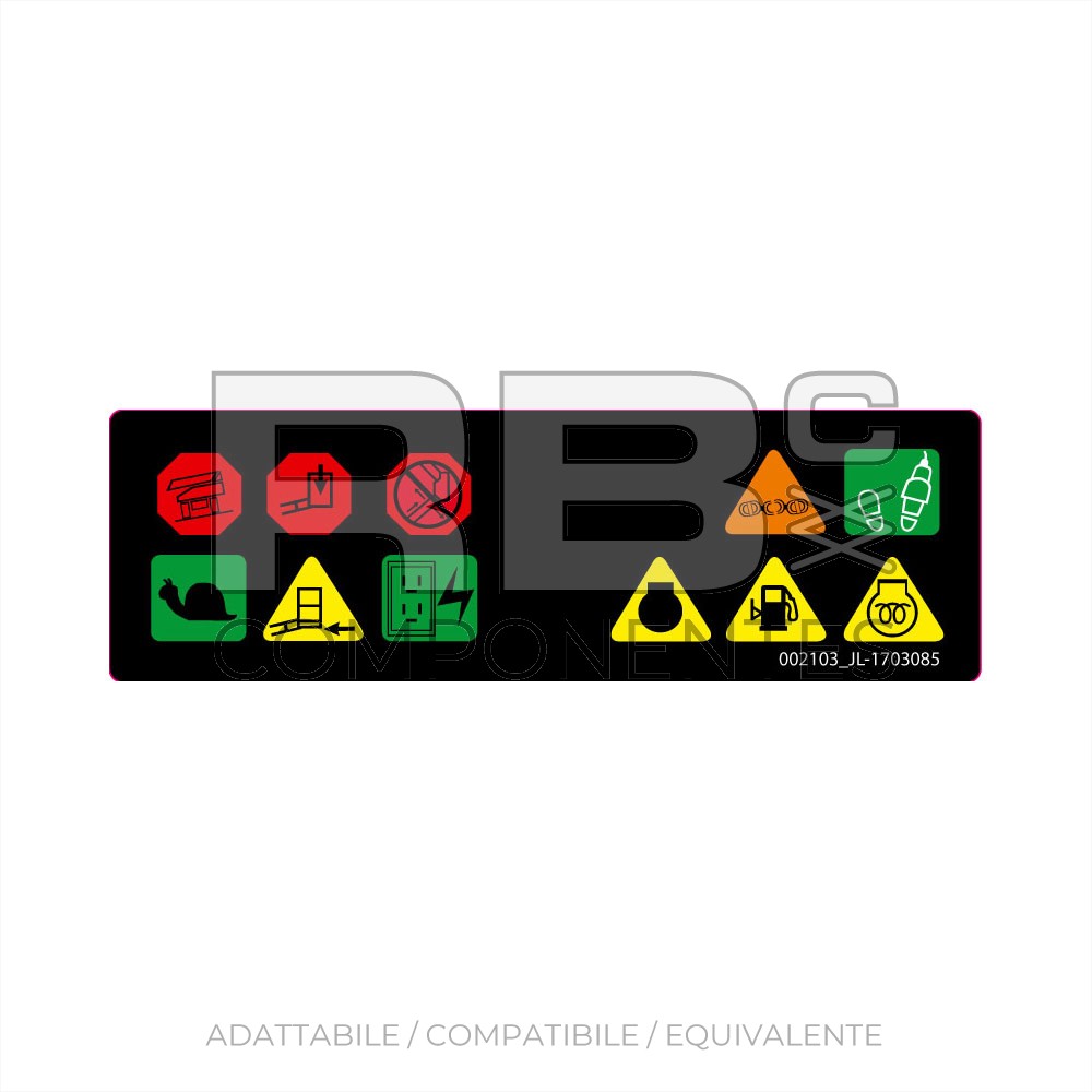 ADH. VISOR DE ICONOS SUP. - 600AJ