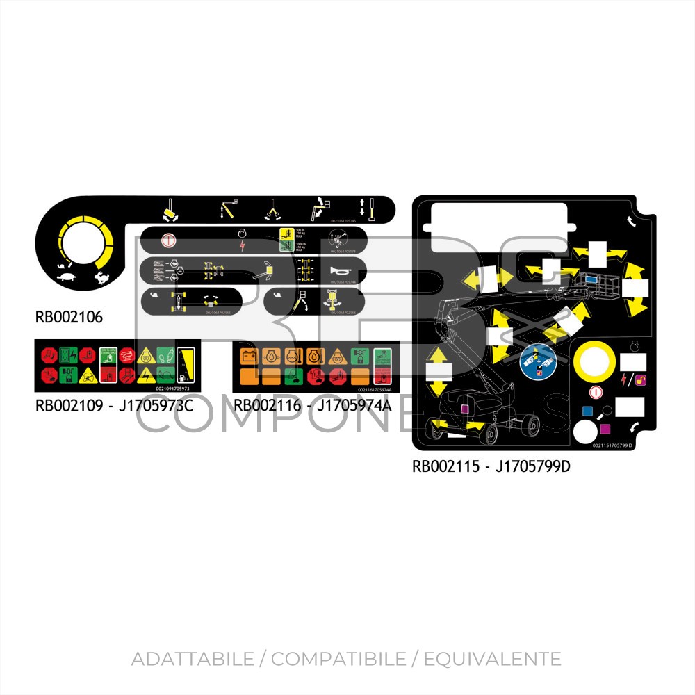 PACK ADH. COMPLETO PARA JL 1250AJP