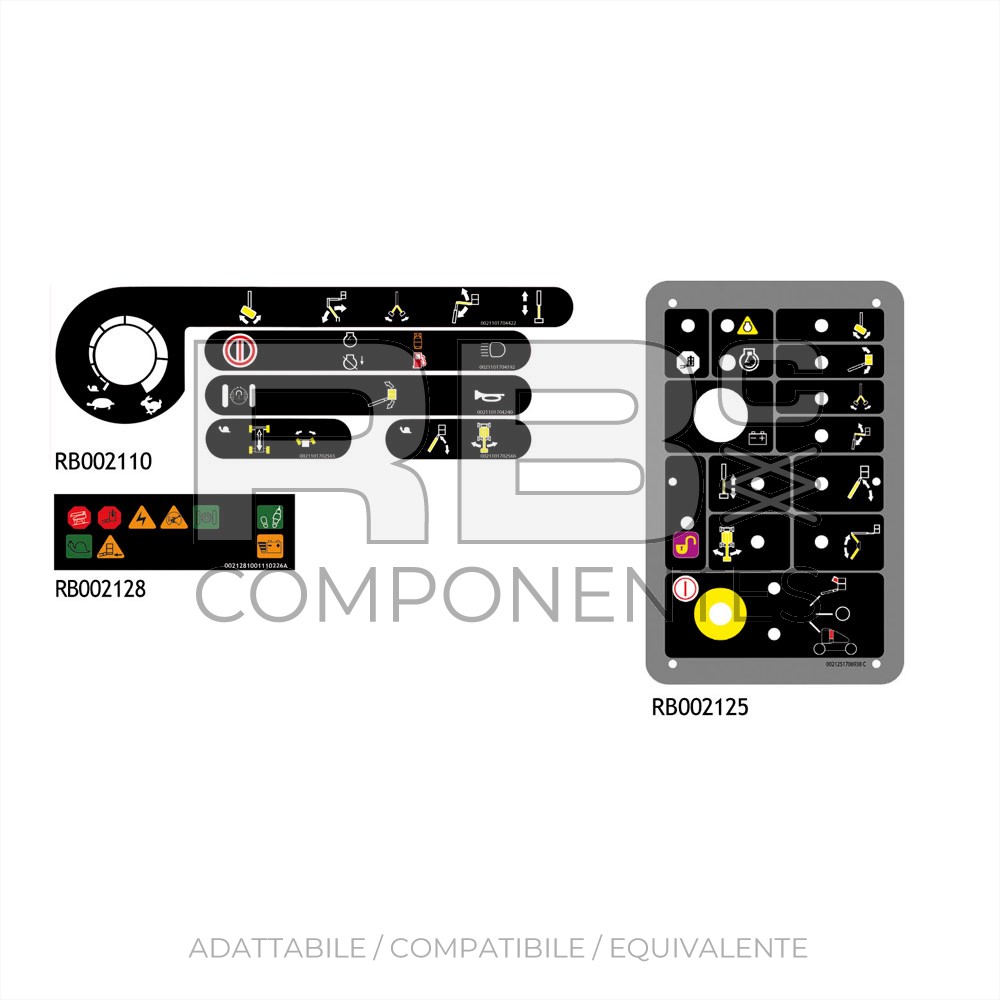 KIT DI ADESIVO COMPLET JL  E/M400/450A/AJP