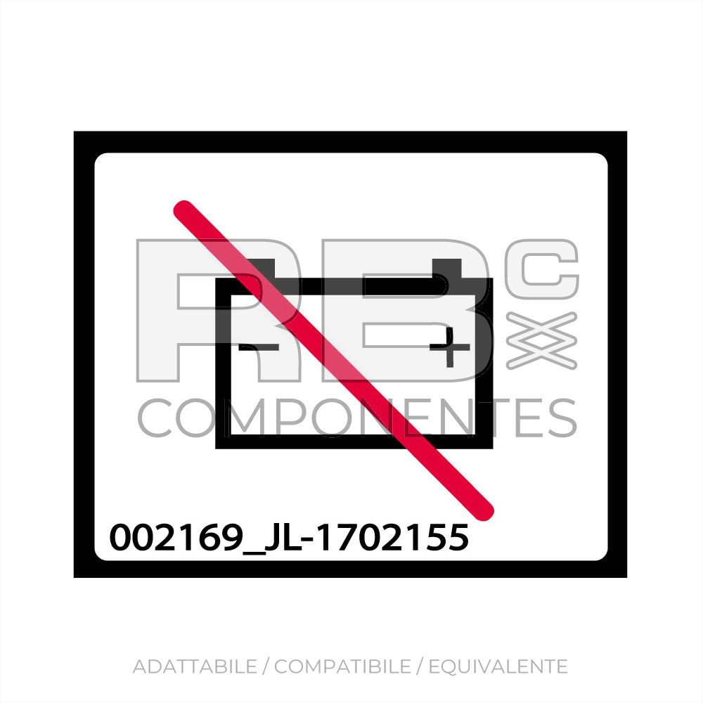 ADHESIVO INFORMATIVO PARA JL, DESCONECTAR BATERIA
