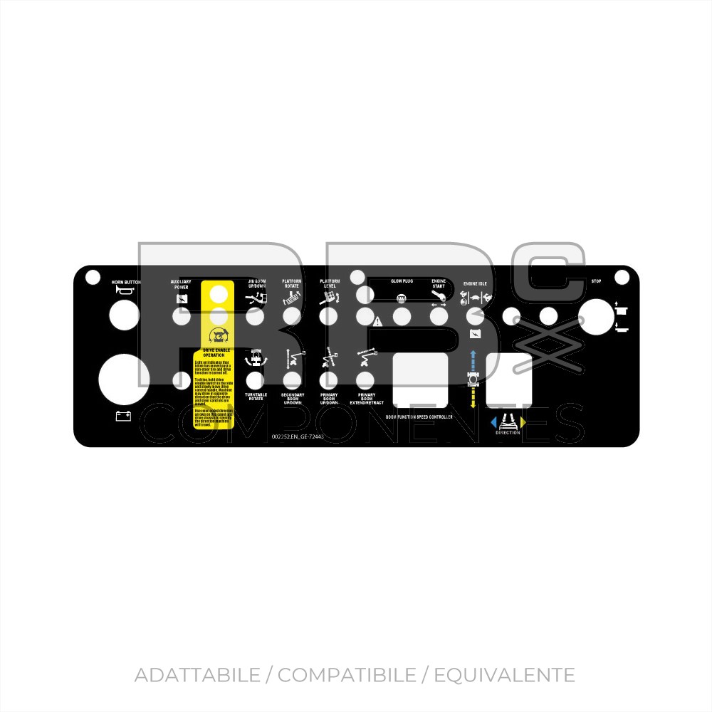 ADESIVO COMPATIBILE REF GN 72443  ENGLISH
