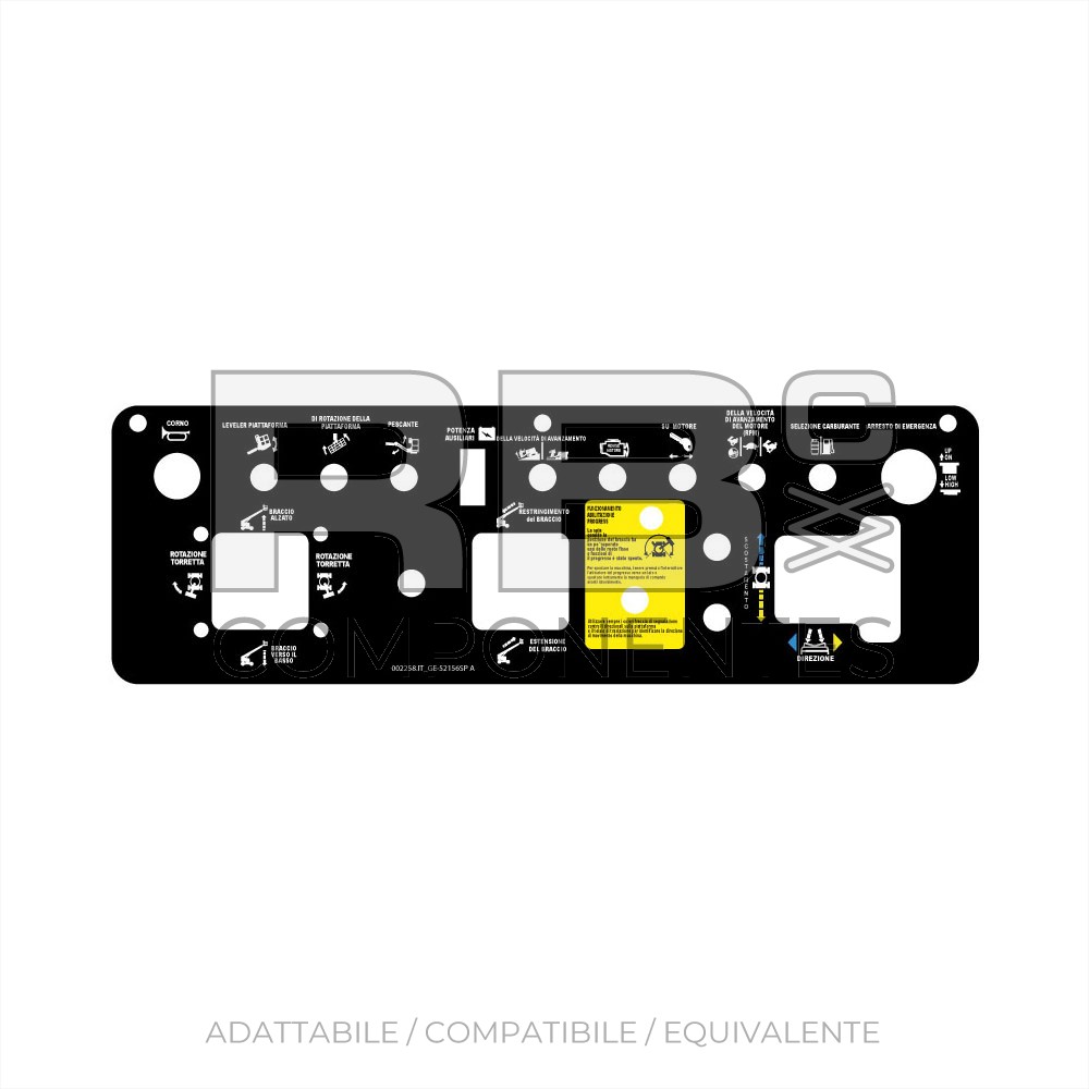 ADESIVO COMPATIBILE REF GE-52156IT A
