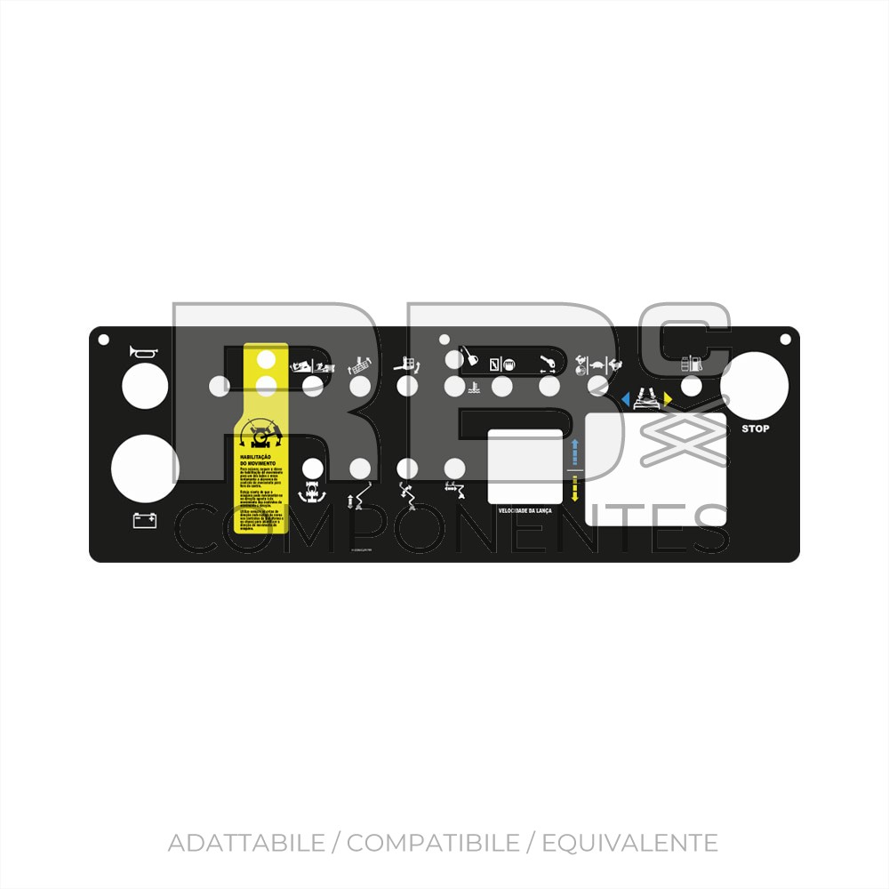 ADESIVO SCATOLA COMANDI SUP. REF. GE 29799 (SPAGNOLO)