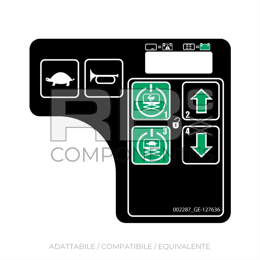 ADESIVO COMPATIBILE REF. GE 137636