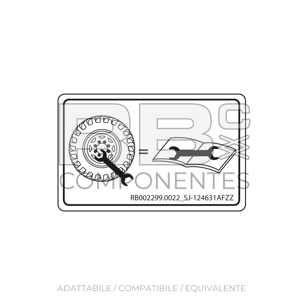ADHESIVO PRESION RUEDA AD/CO/EQ SJ 124631
