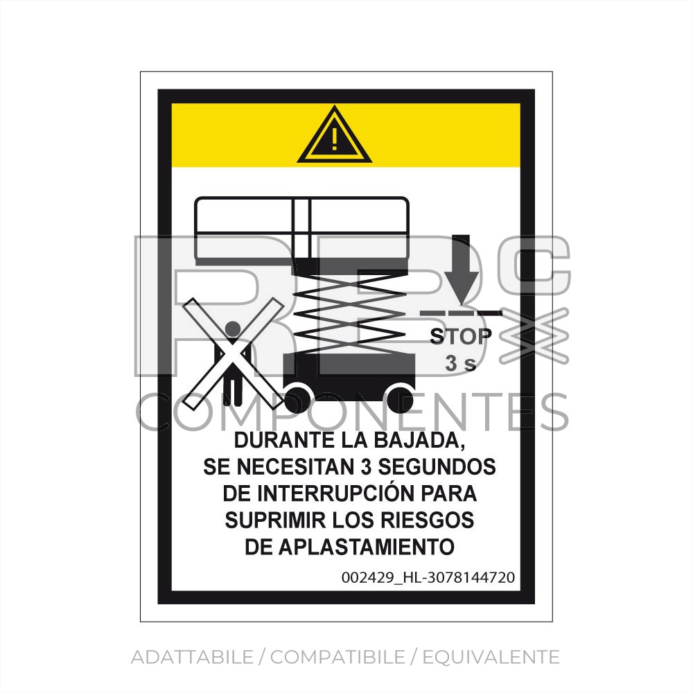 ADESIVO PER REF 307P21615A